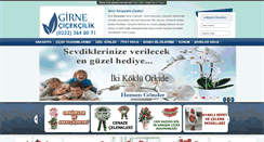 Desktop Screenshot of girnecicekcilik.com