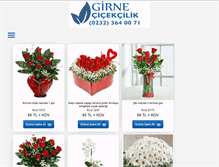 Tablet Screenshot of girnecicekcilik.com